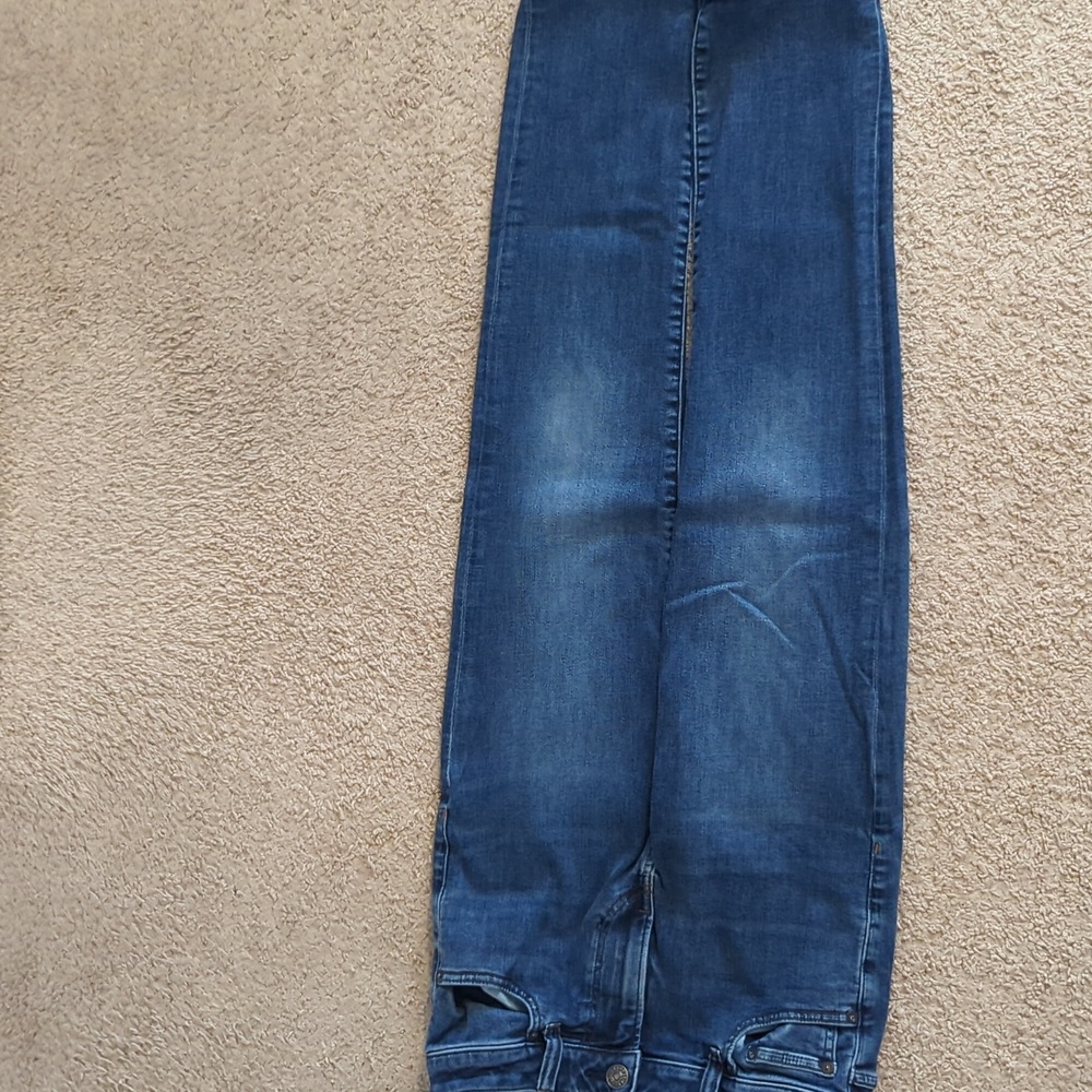 Express Jeans, 28/30 Slim Straight, Dark Blue